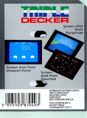 10 of the Best vol.1 - Haunted House (198x)(Sinclair User-IJK Software) box cover back